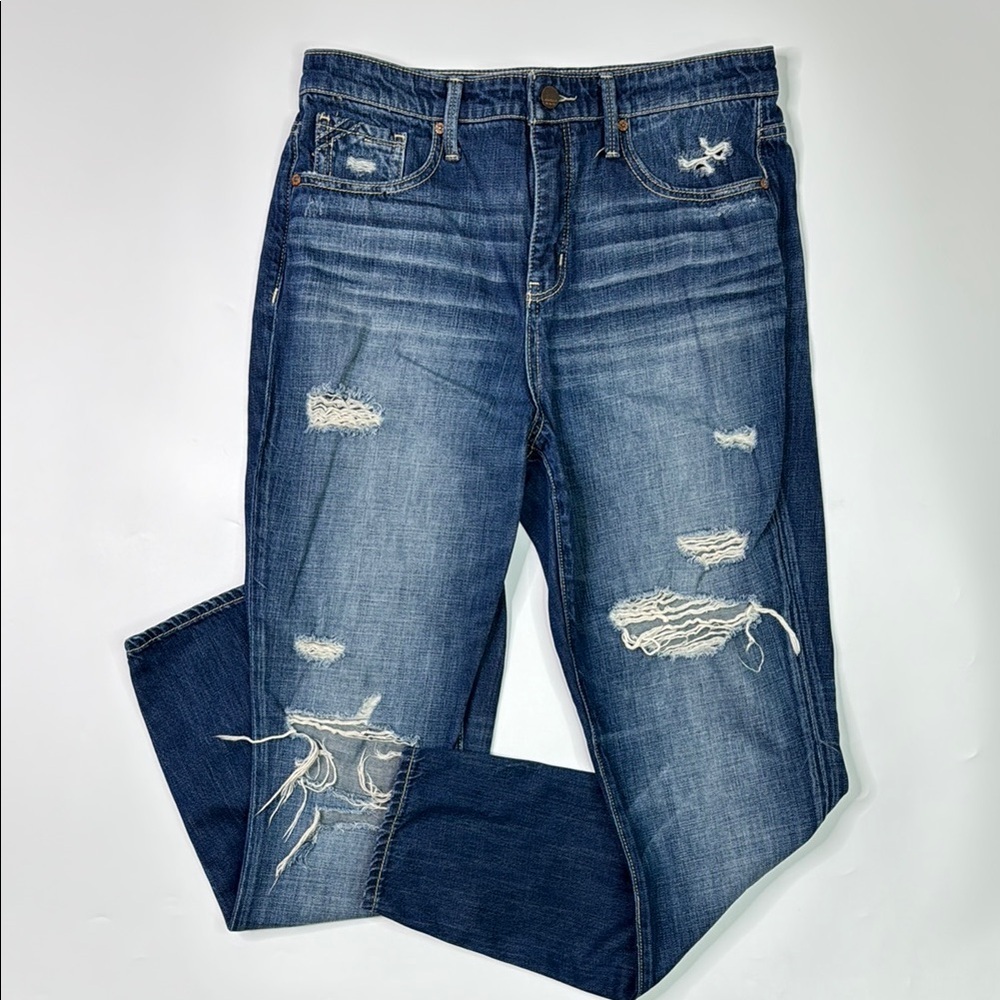 Buckle Black Mom Jean Tapered Size 28